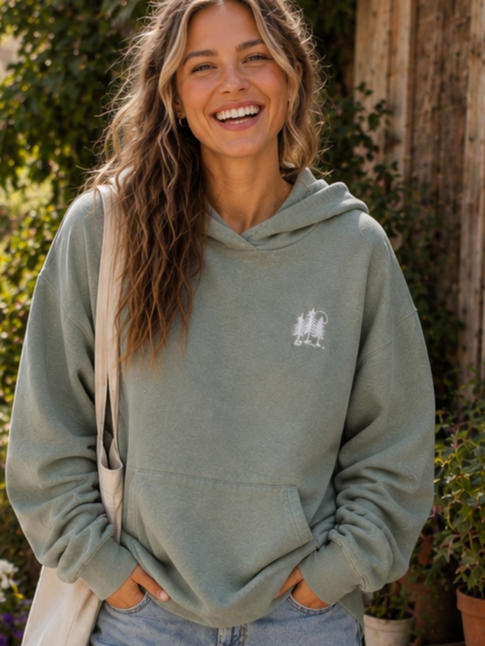 Tentree green hoodie women’s